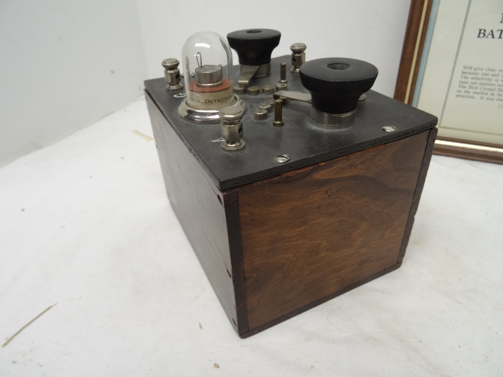 Bird crystal radio receiver nice rare
