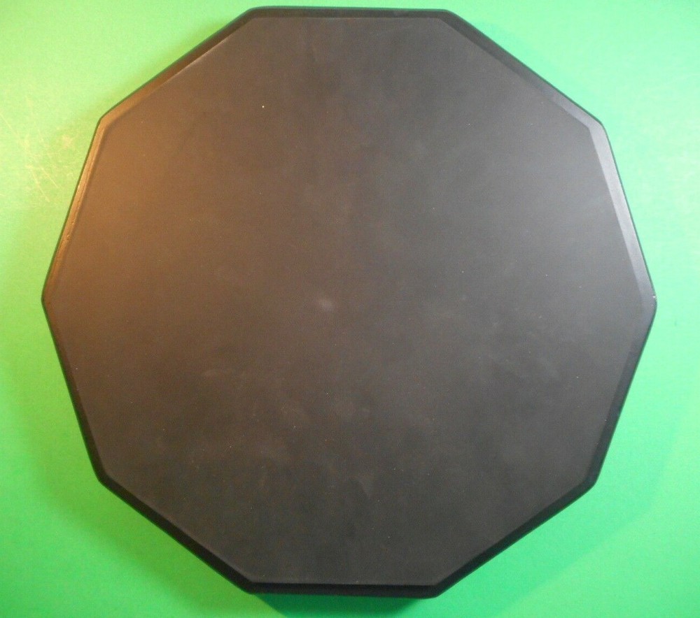 SP Sound Percussion Labs 12” Drum Practice Pad Decagon Two Sides! AWESOME!!