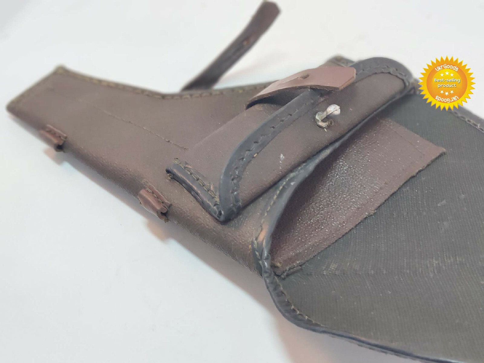 Nagant Revolver Holster WW2 Original USSR Soviet Army Leather Tarpaulin Rare New