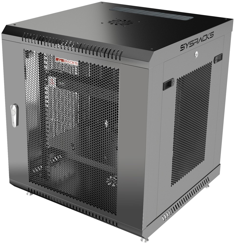 12U Sysracks Wall Mount IT Data Network Server Rack Cabinet Enclosure 24" Depth