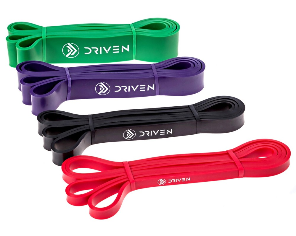 Driven | Premium Quality Exercise Resistance Bands Set Pull Up Strength Workout