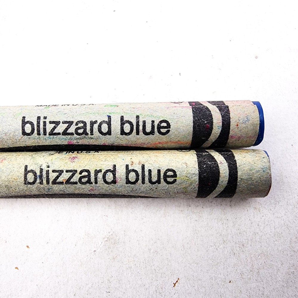 Vintage Crayola Crayons Binney & Smith Blizzad Blue Replacement