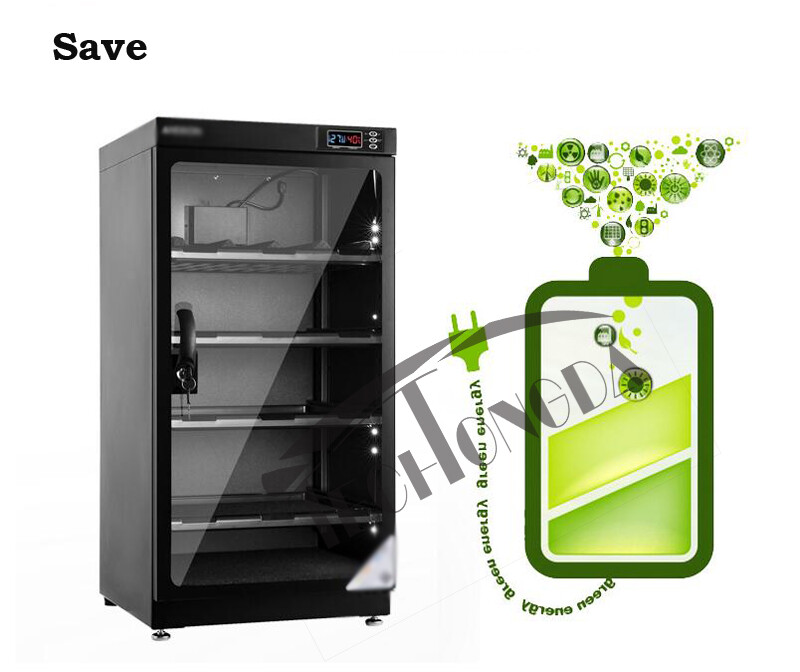 Techtongda 100L 5 tiers Digital Control Camera & Lens Dehumidify Storage