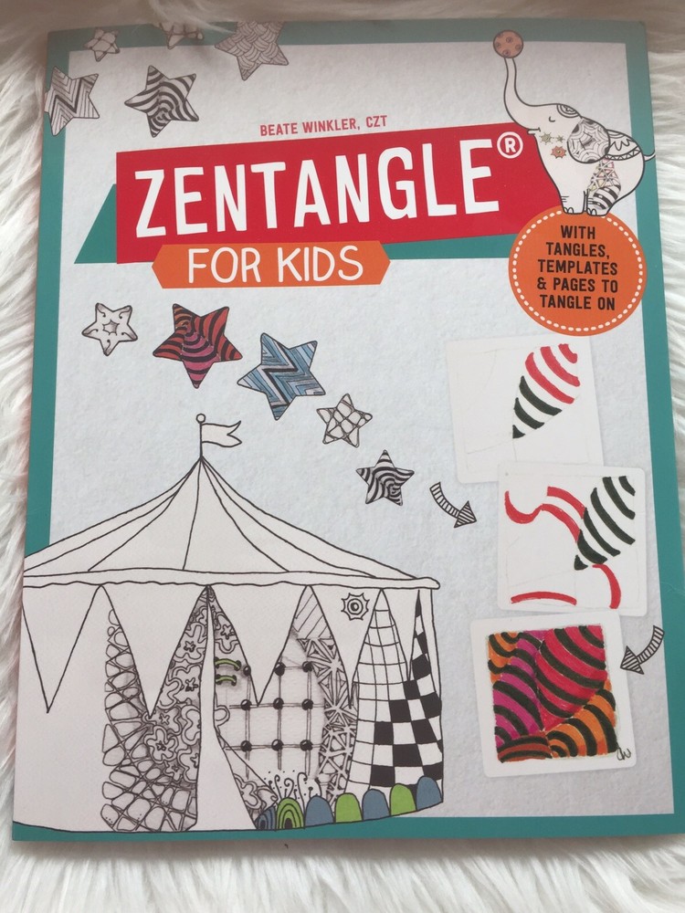 Zentangle For Kids Craft Drawing Book