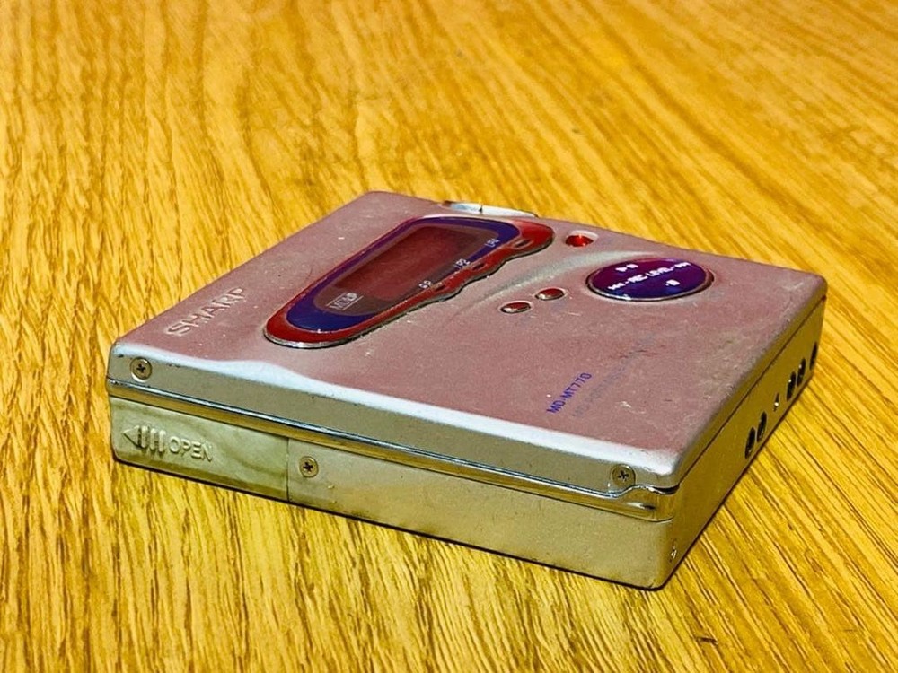 Sharp MD-MT770 Portable MD Recorder Made in Japan Untested