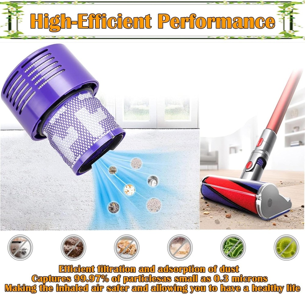 Vacuum Cleaner Filter Replacement for V10 Cyclone Series V10 Absolute V10