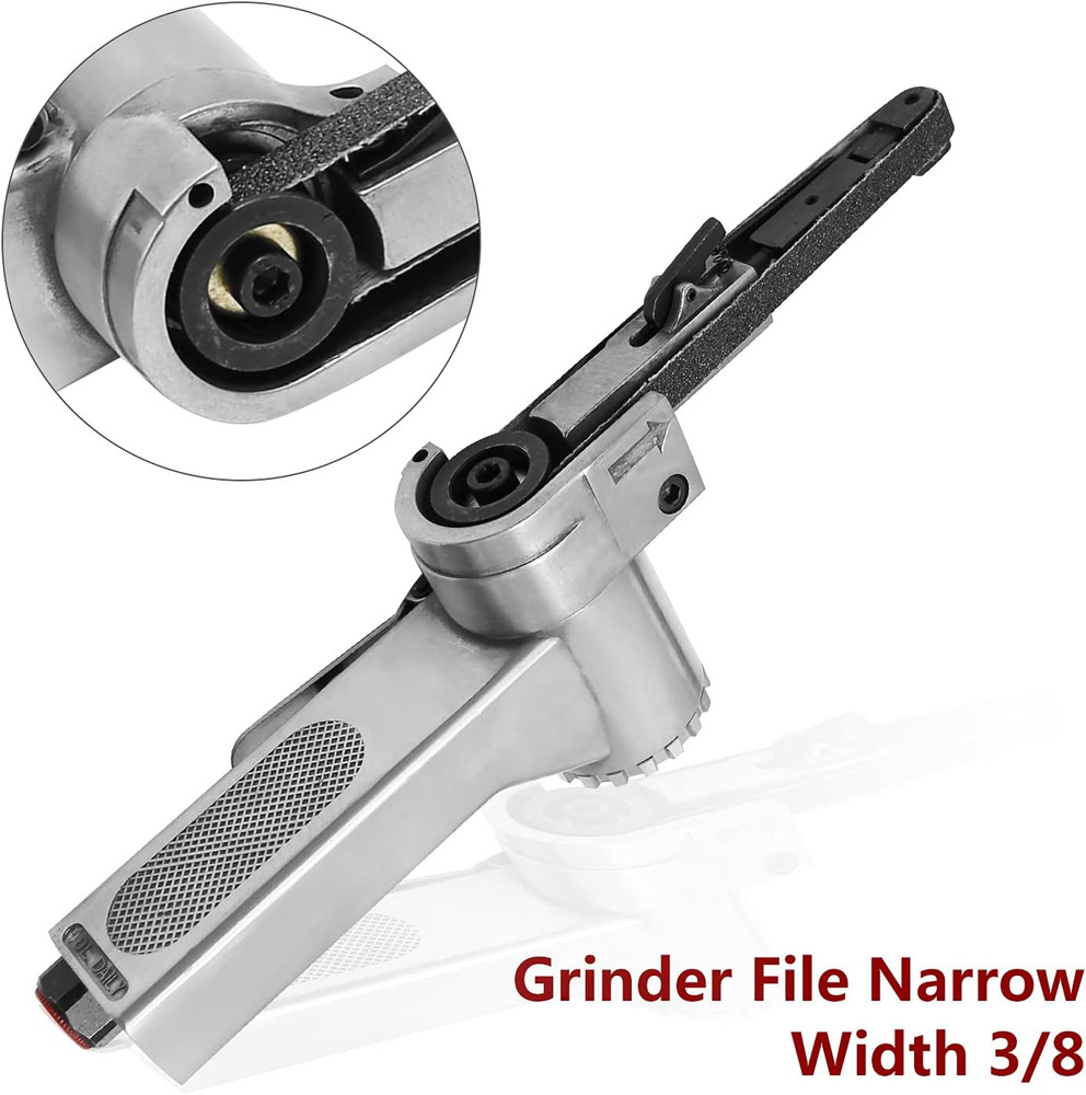 Mini Handheld Angle Grinder Industrial Pneumatic Tool Mini Air Belt Sander....