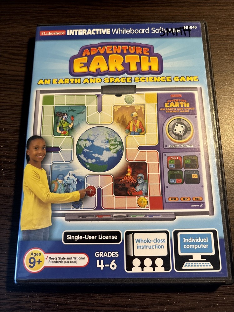 Adventure Earth: Science Game (2004) CD-ROM - Whiteboard Software - Lakeshore