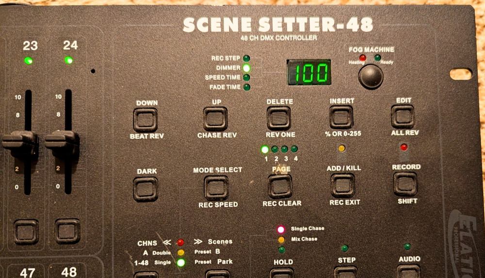 Elation Professional Scene Setter 48 Channel DMX Lighting Controller