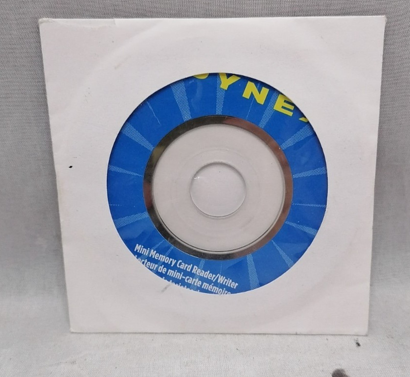 Dynex Mini Memory Card Reader/Writer DX-CRMN1 Installation CD