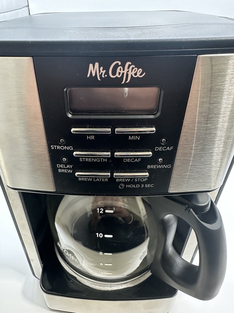 Mr. Coffee 12 Cup Programmable Coffee Maker with 3 Ways to Brew System/ Un-Used