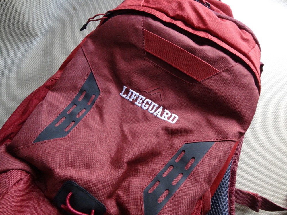 Quest Hydration Backpack 2L -Red Maroon -"LIFEGUARD"
