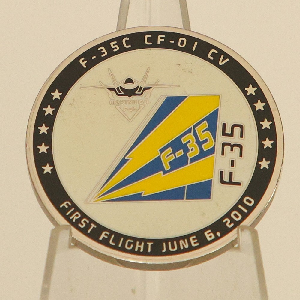 F-35C Lightning II First Flight Joint Strike Fighter Challenge Coin M#4