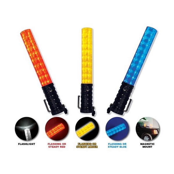EMI-Emergency Medical 3000 Flashback Three Light Baton, Red