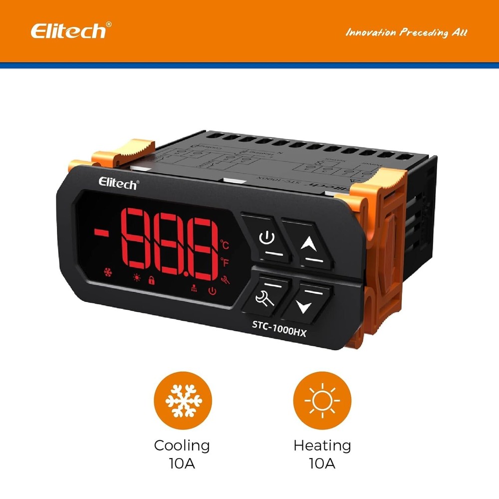 Elitech STC-1000HX Temperature Controller ℉⇋℃ Fahrenheit Celsius Switchable Orig
