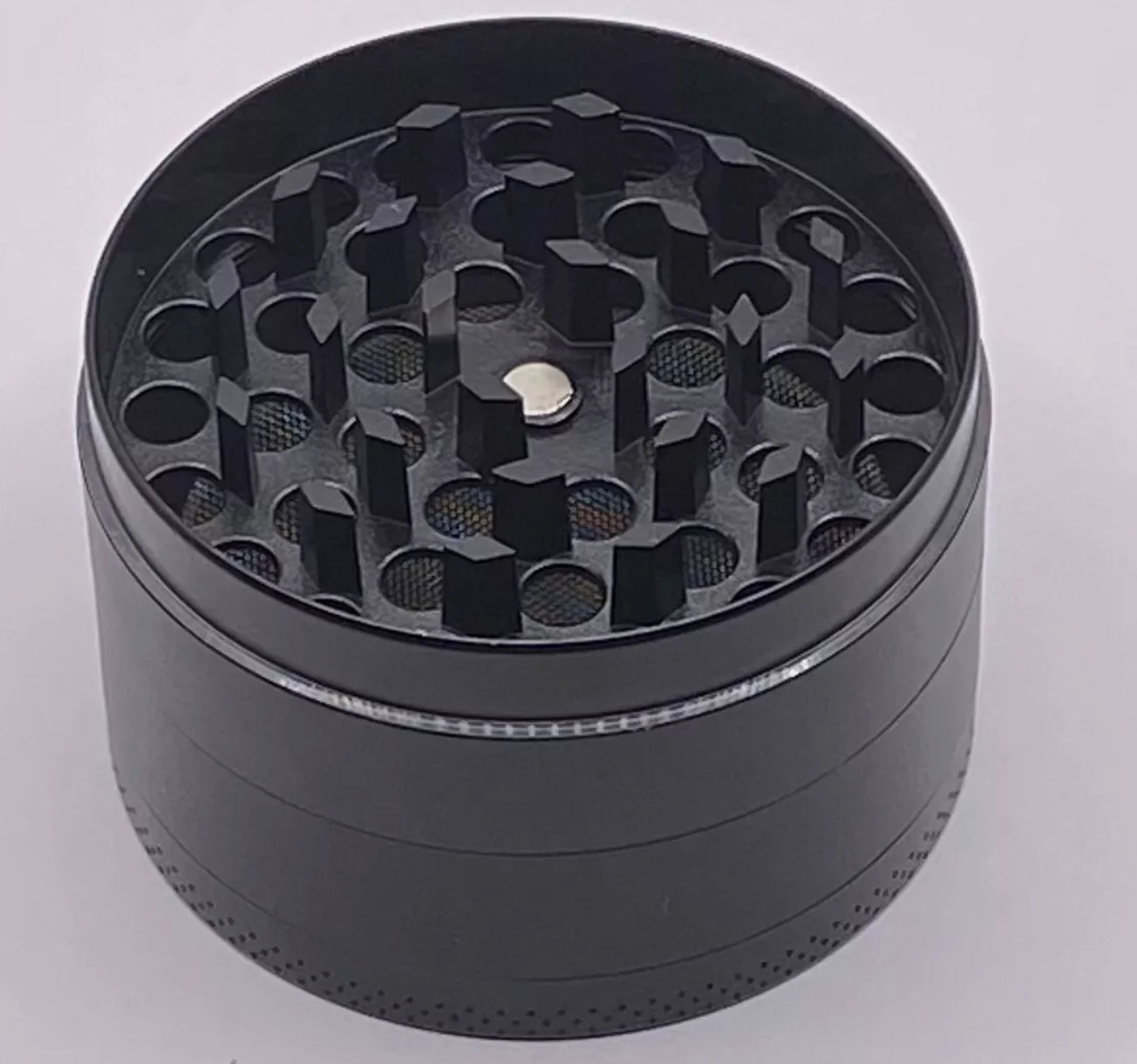 2.5" 63mm Tobacco CBD Grinder Spice Large Alloy Smoke Crusher 4 Pieces Metal