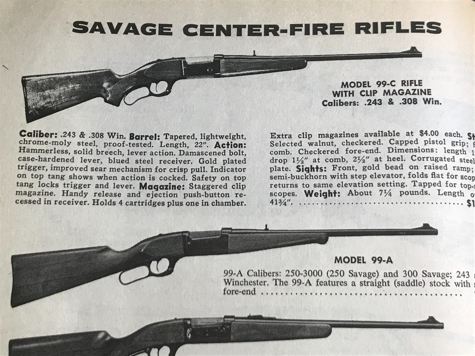 Pat. No. REDFIELD JR-99R base & Streamline ring set for post-'55 SAVAGE 99