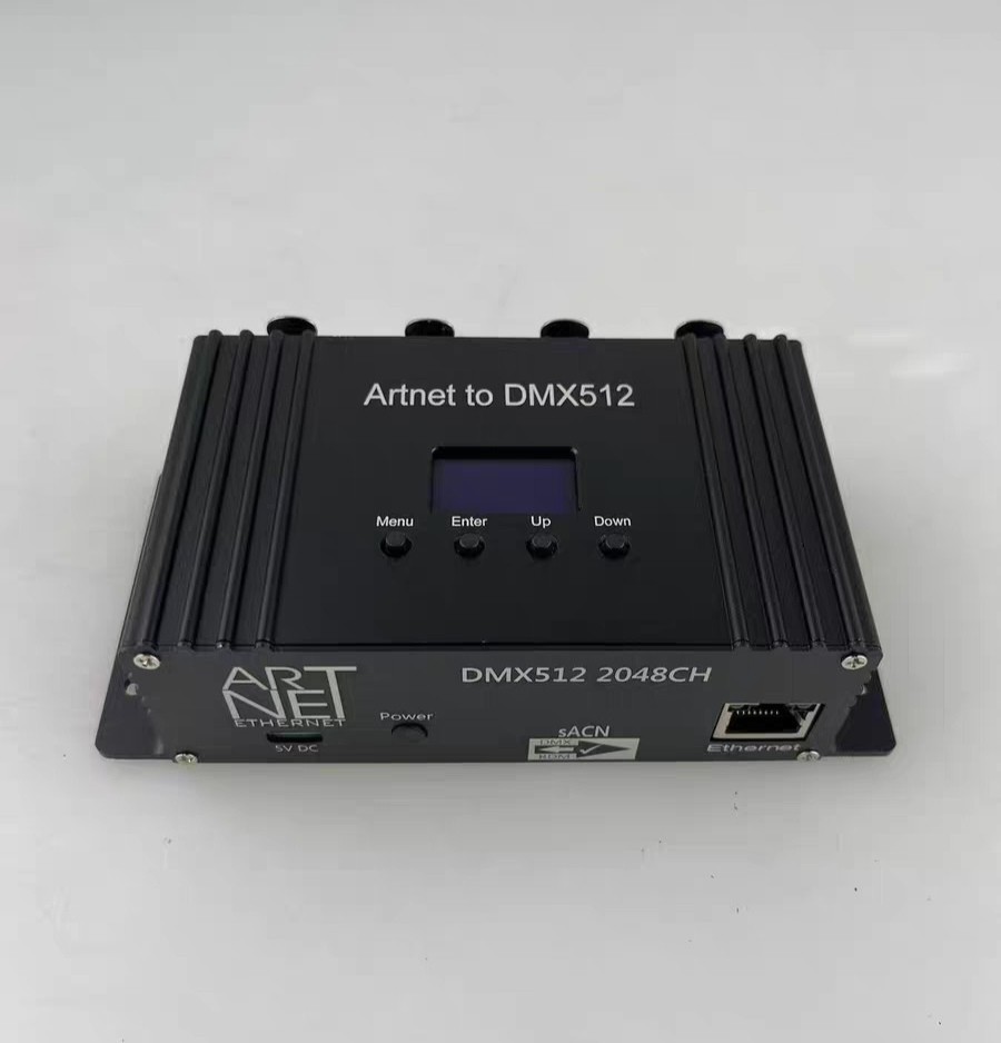 4 Port 2048CH Artnet sACN RDM - DMX512 Node light controller | Unlock MA2 4096CH