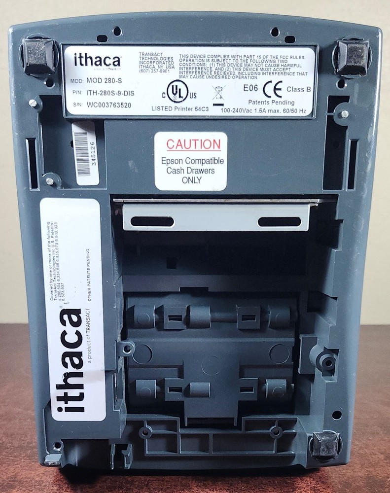 Transact ITHACA iTherm 280 Thermal POS Receipt Printer MOD 280-S