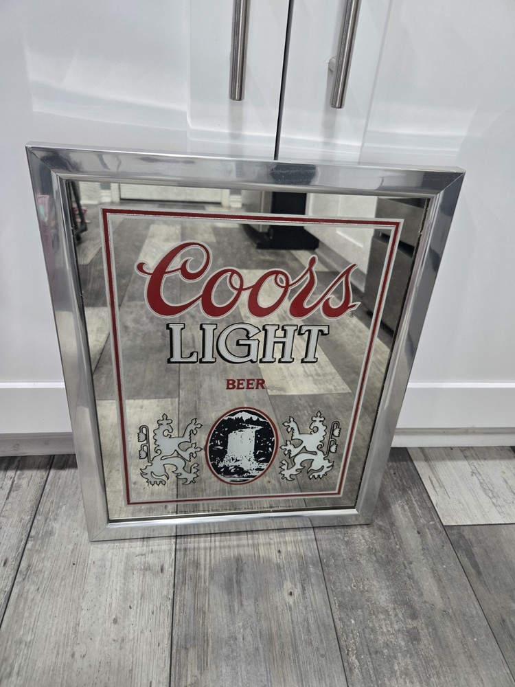 Vintage Coors Light Beer Mirror