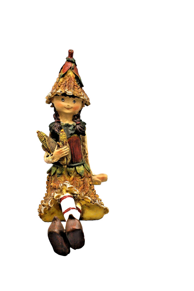 Fall Self Sitter Corn 4" Figurine