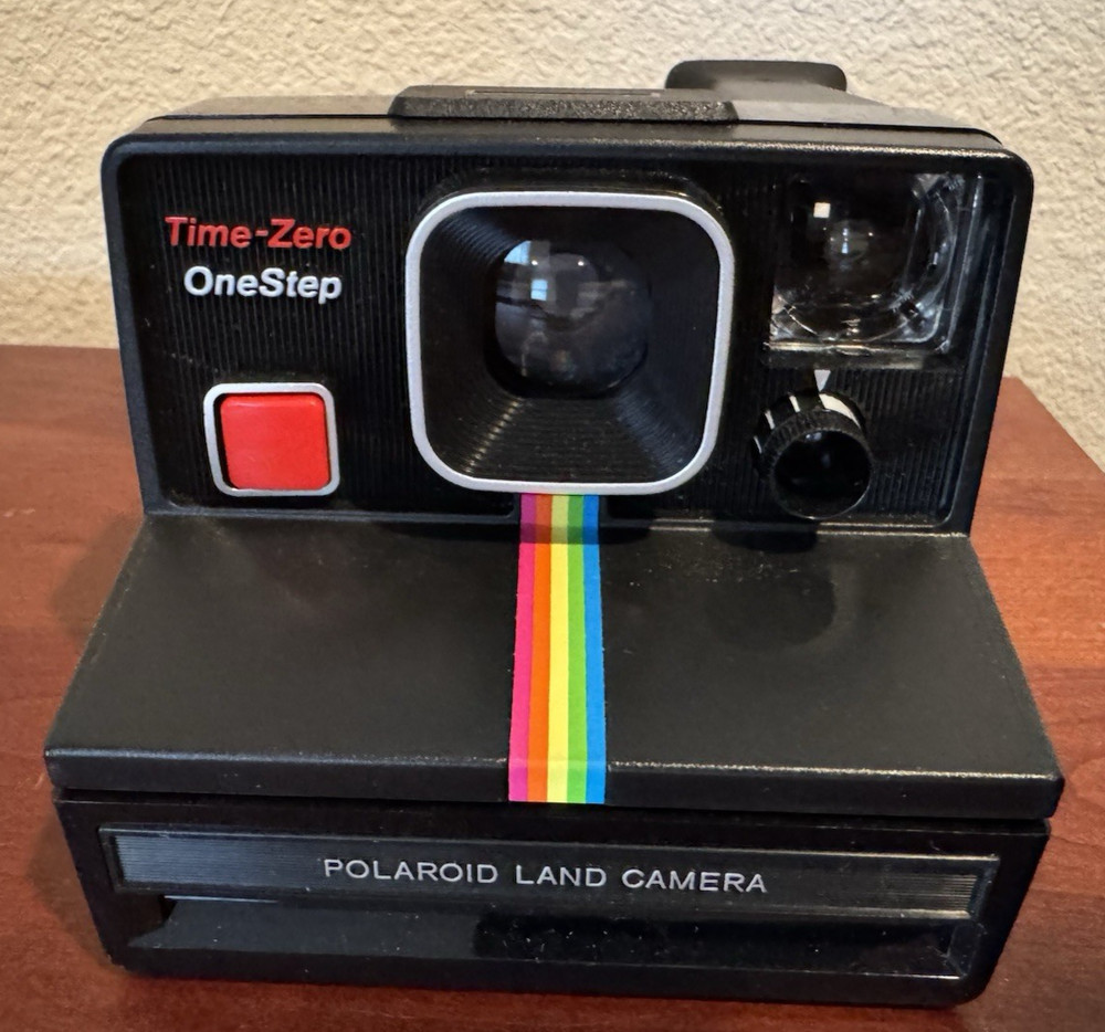Vintage ~ Polaroid Time Zero One Step ~ Instant Land Camera ~ Untested w/Strap