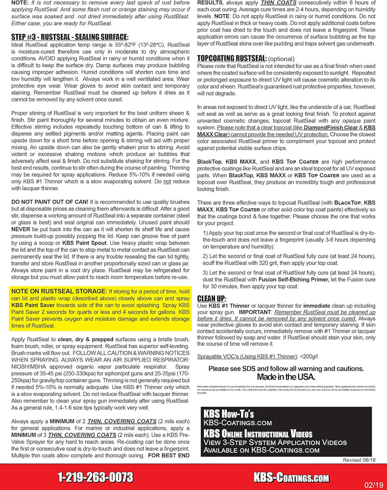 50002 Satin Black System Sampler