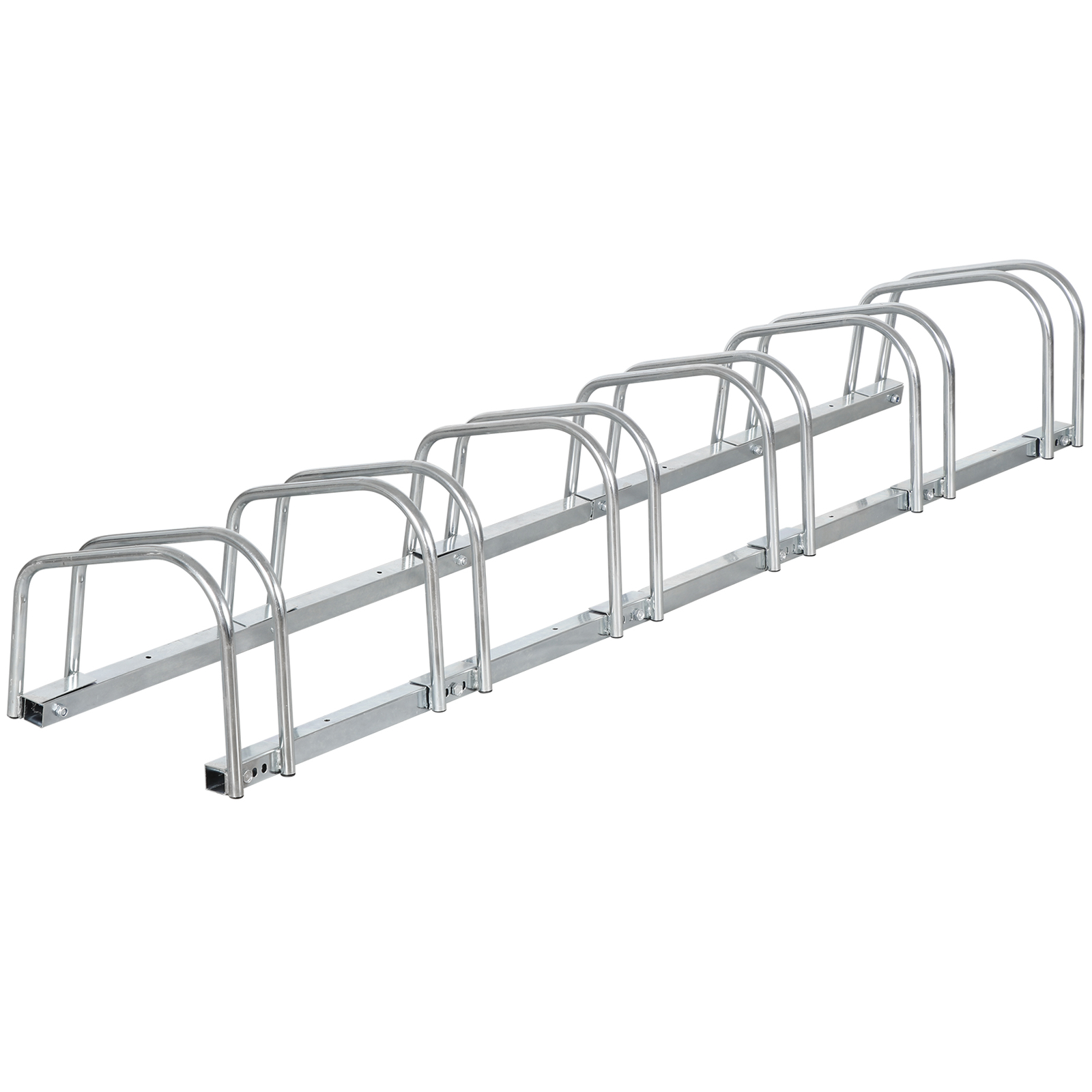 Bike Storage Rack 1-6 Bicycle Floor Parking Stand for Home Garage Indoor Outdoor