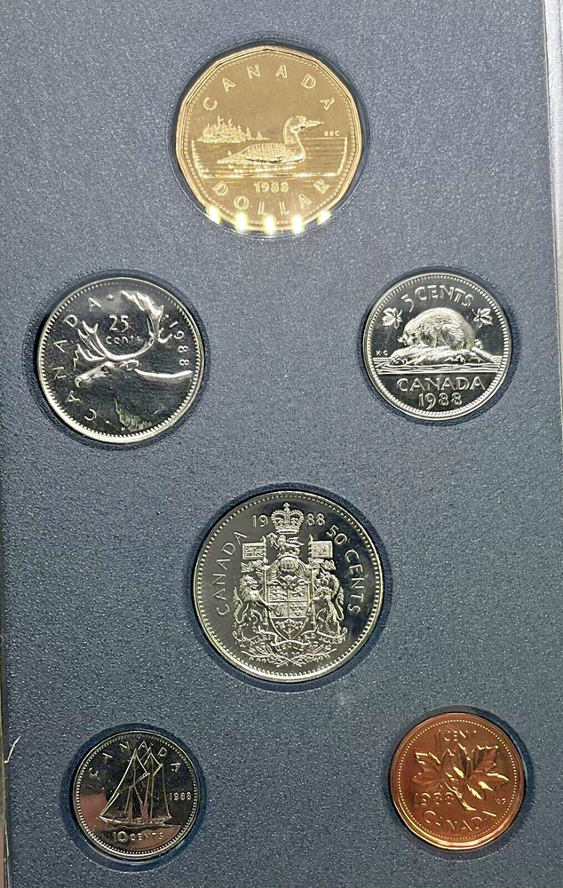 1988 Canada Proof Mint Set With COA