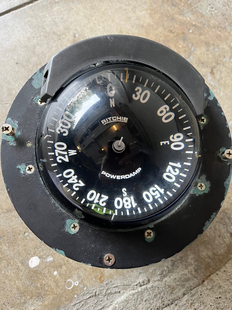 Ritchie Globemaster Compass binnacle, pedestal mount marine compass