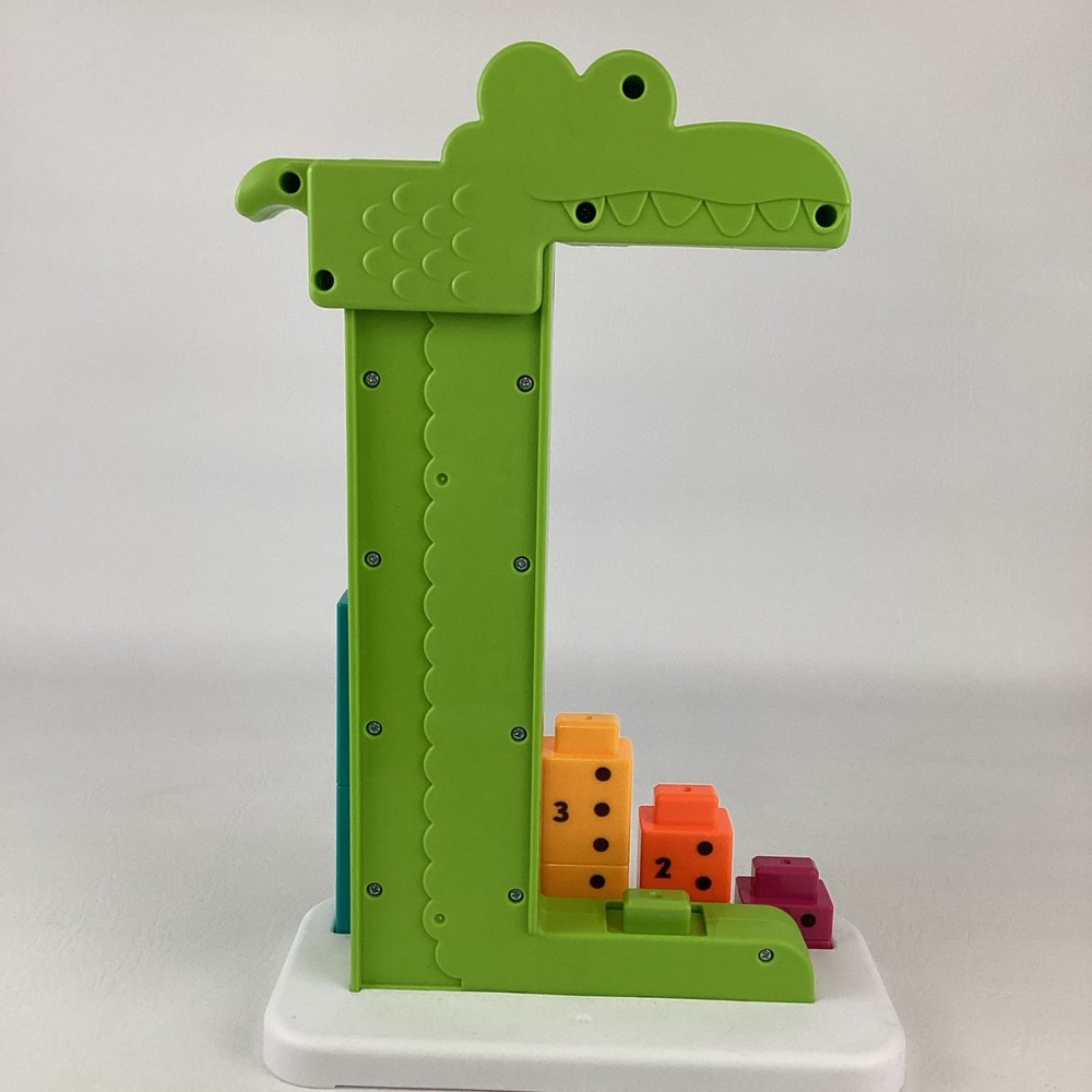 Fisher Price Adding Alligator Stacking Number Blocks Early Math Learning Count