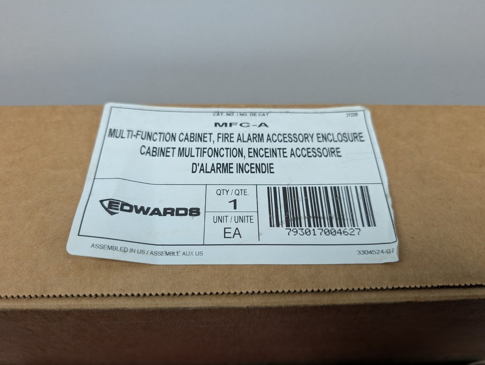 EDWARDS SIGNALING MFC-A Multi-Function Cabinet Enclosure ONLY MFCA