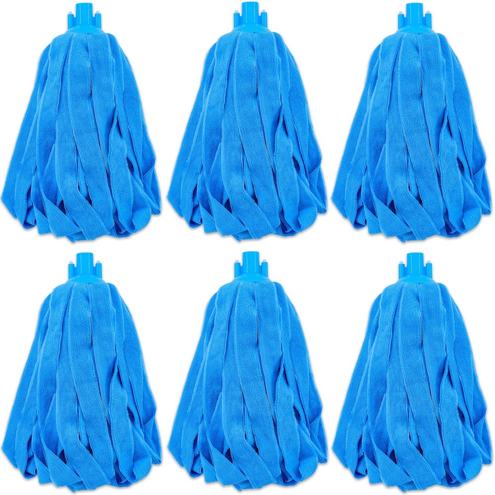 Microfiber Cloth String Mop Head Refill, Loop End Screw On Mop Head Compatibl...