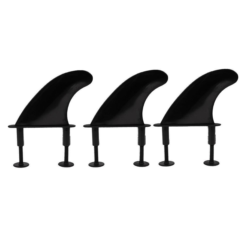3x   Replacement   Plastic Soft Top Surfboard   +6   Screws Black8