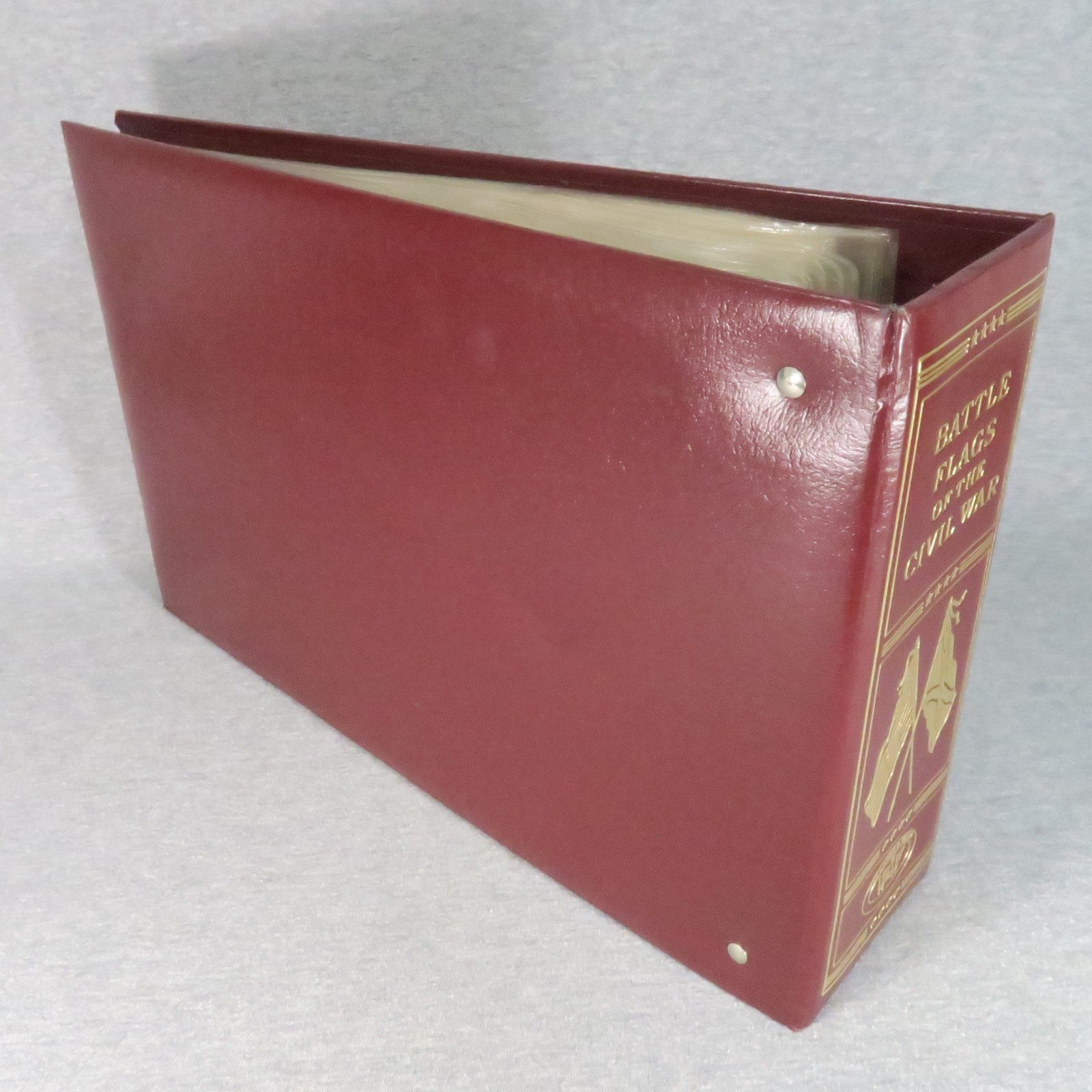 Willabee & Ward Battle Flags of the Civil War Patches in Collection Album