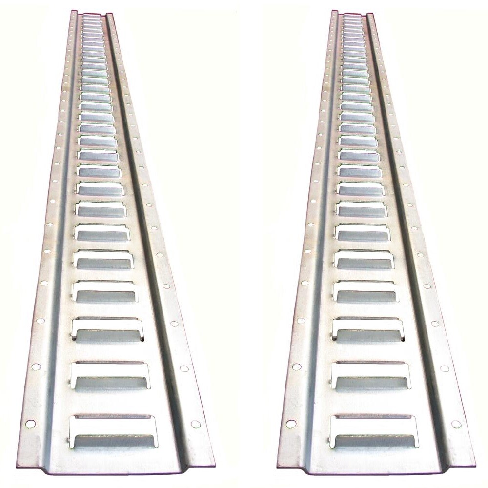 2 Pack E-Track 5' Horizontal Trailer Tie-Down Heavy Duty 12-Gauge Galvanized