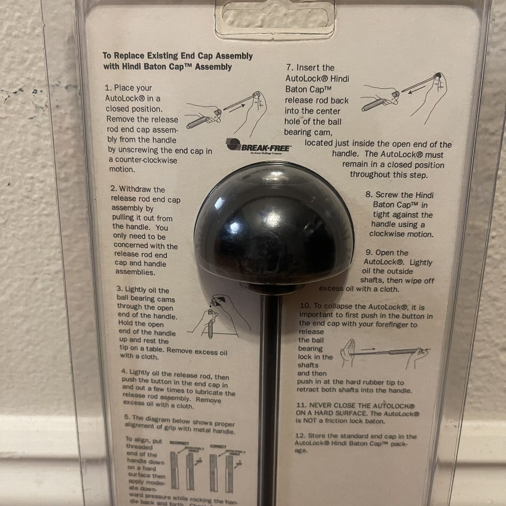 Manadnock 26" Baton Hindi Cap..NIP