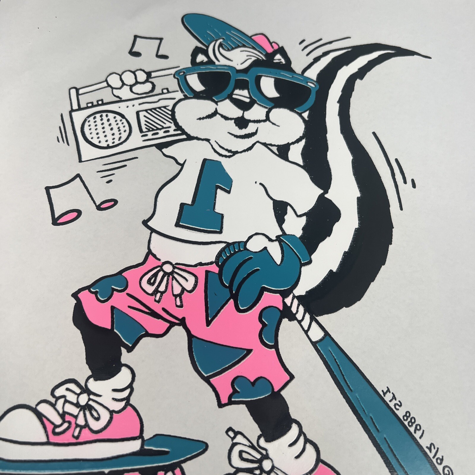 1988 Lil Stinker Vintage Heat Transfer Iron On for T-Shirts