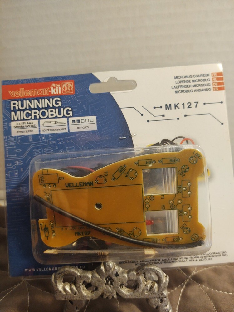 VELLEMAN RUNNING MICROBUG  Kit: MK127