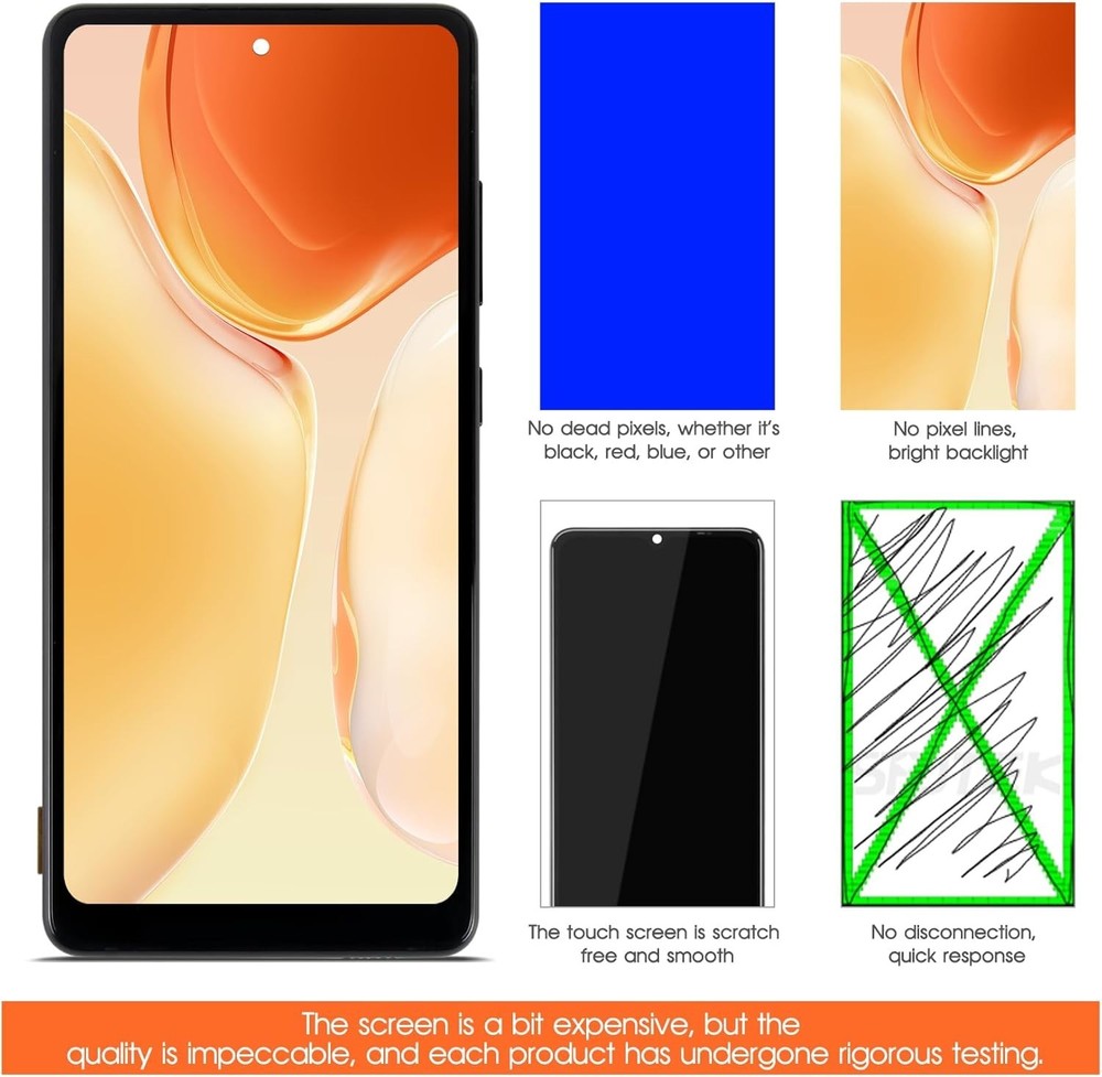 INCELL For Xiaomi Redmi Note 11/11S 4G LCD Screen Replacement Touch Digitizer