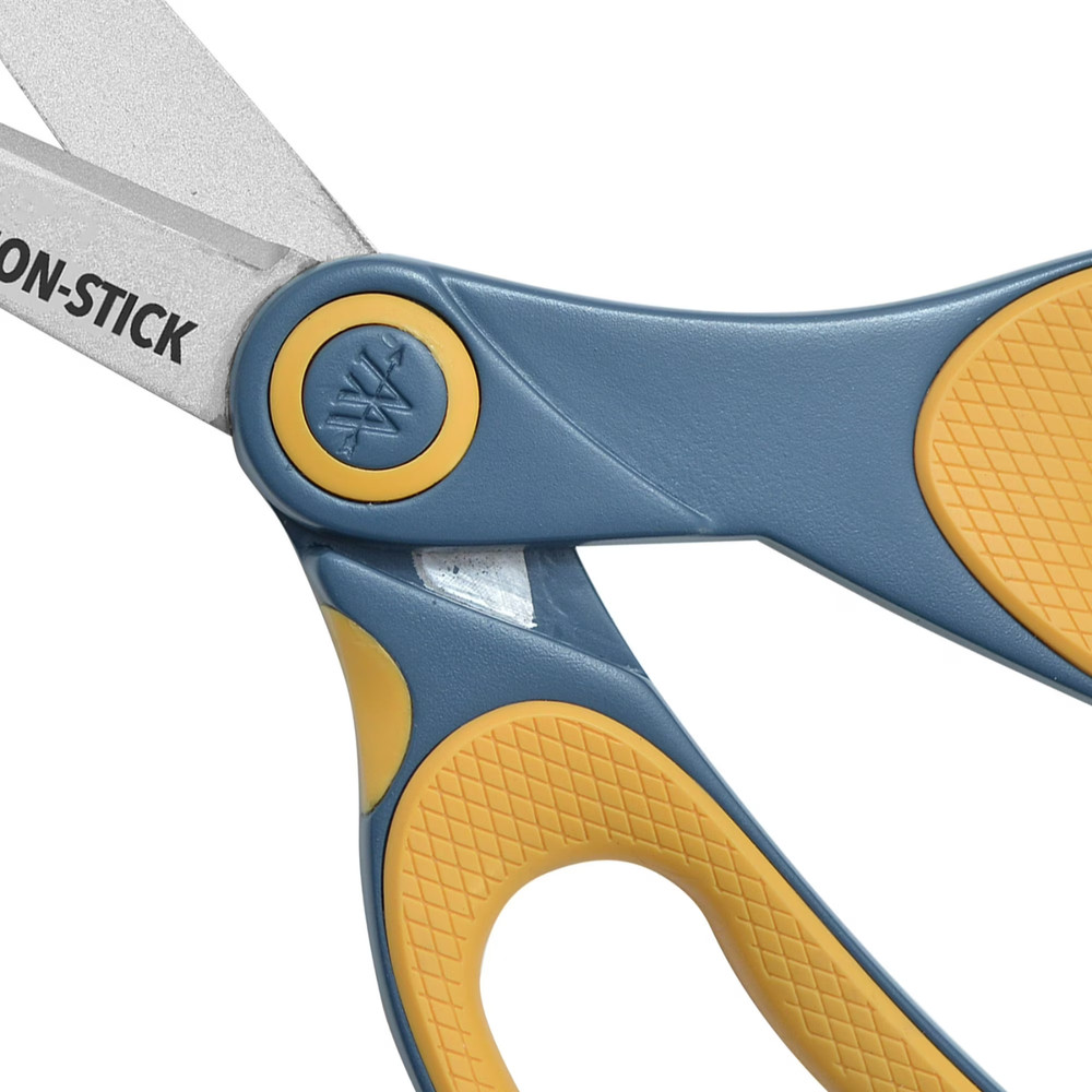 3 Pack 8" Titanium Non-Stick Scissors Adhesive Resistant Sharp Straight Office