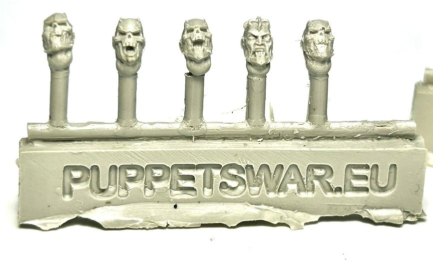 Puppets war Daemonic Heads Bits Packs Resin Cast Conversion Pieces