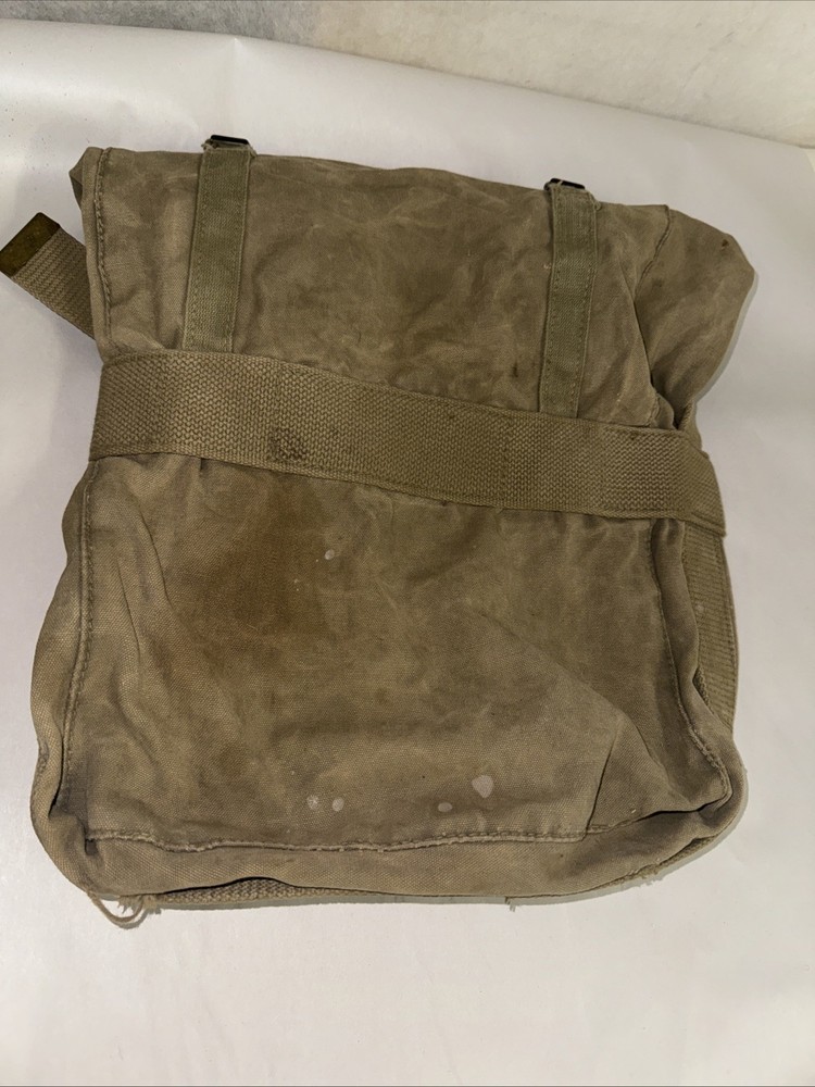 WW2 US M1941 Cargo Pack Canvas Bag Knapsack Haversack USMC Use