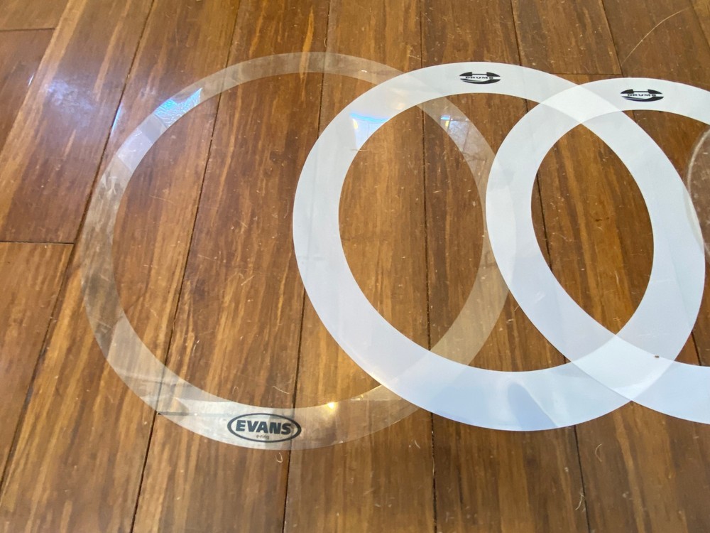 Drum Kit Tone Control Dampeners x 4 "O" Rings - Various Evans Etc