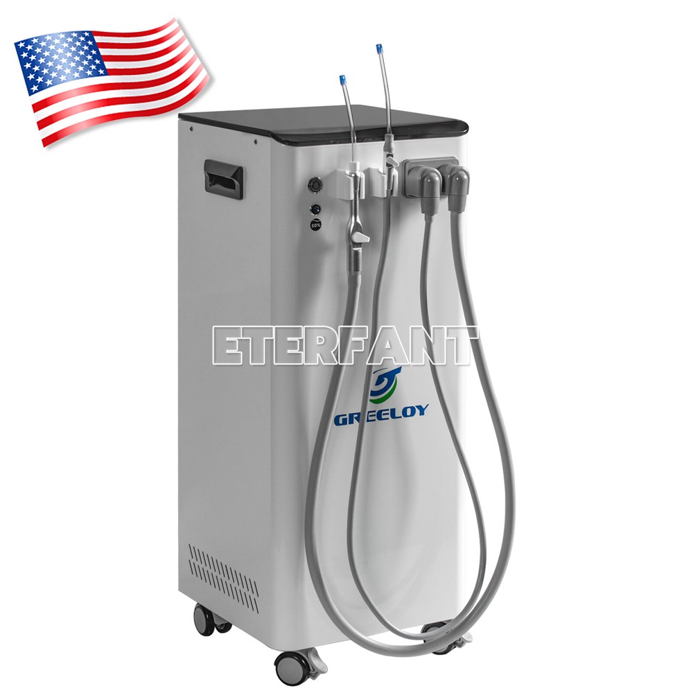 ETERFANT Dental Suction Unit System High Volume Mobile Negative Pressure Pump
