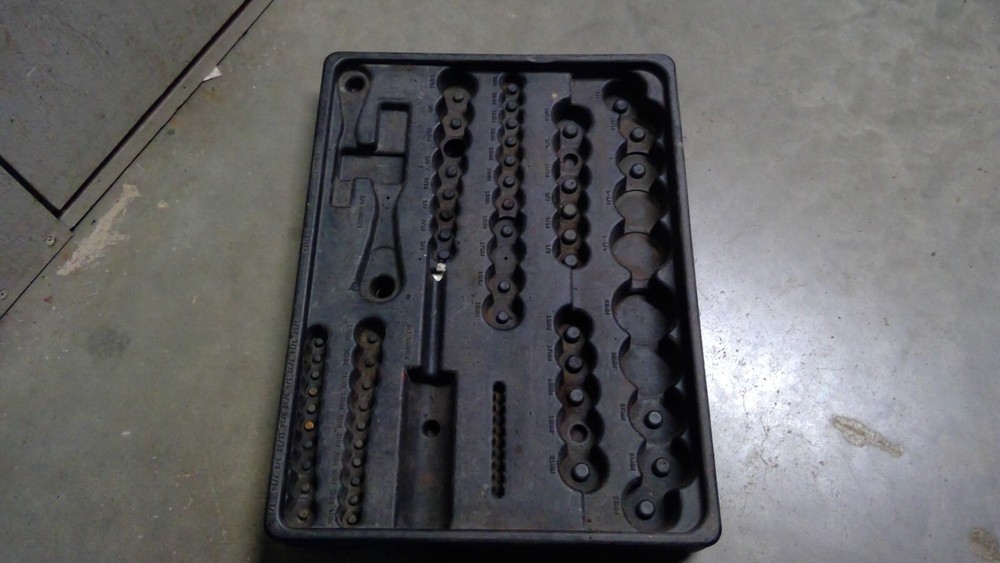 Plastic Ratchet Socket Set Organizer Metric/Standard Socket Holder