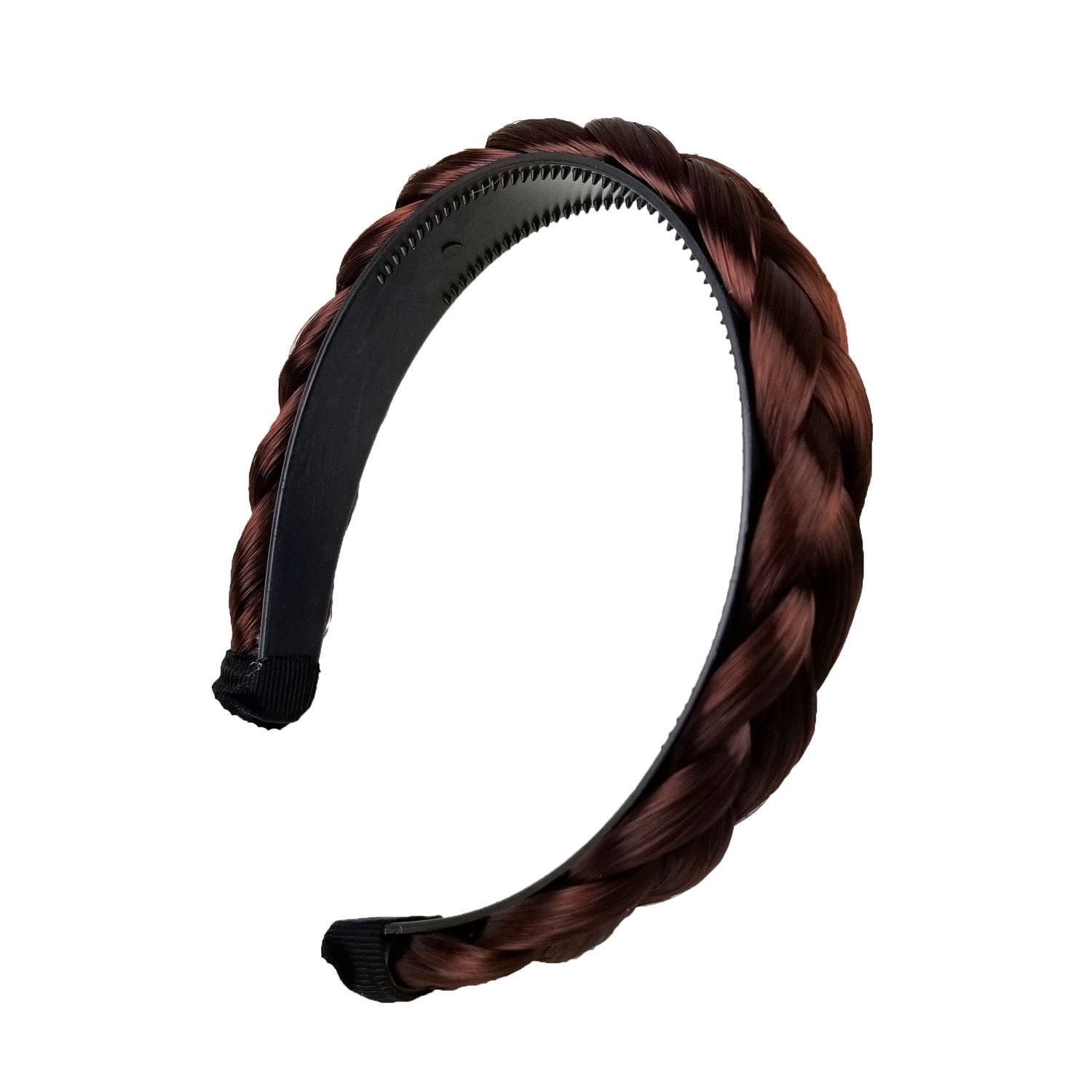Hair Headband Braided Plaited Headband Synthetic Hairband for Women Girls