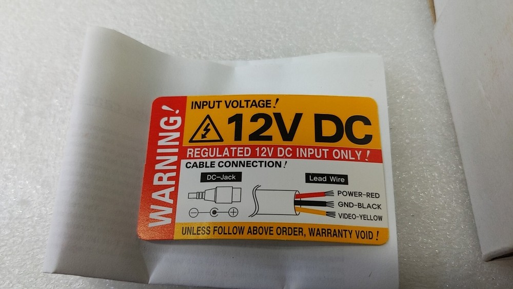 VISIONTECH CCTV SECURITY CAMERA Mini Armored Weatherproof Dome VX21DB36Q 12VDC