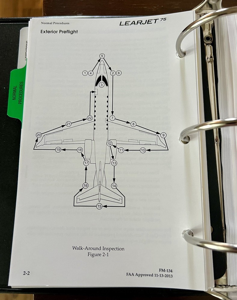 Learjet 75 Airplane Flight Manual (AFM)