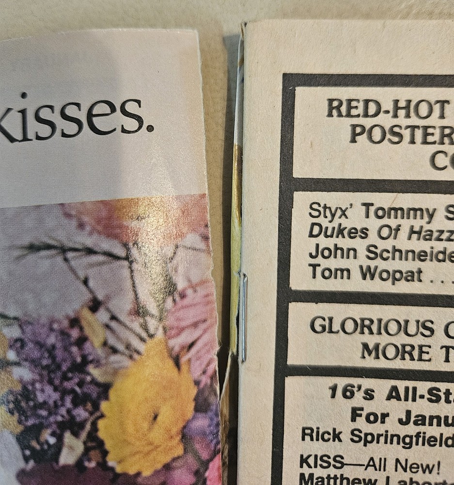 16 Magazine January 1982 KISS ACDC,STYX, VAN HALEN, SPRINGFIELD